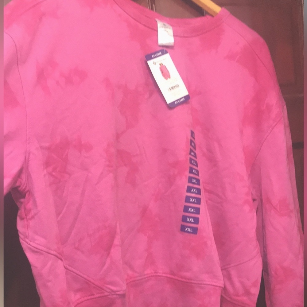 NWT tie dye Members mark soft sweatshirt - Picture 4 of 4